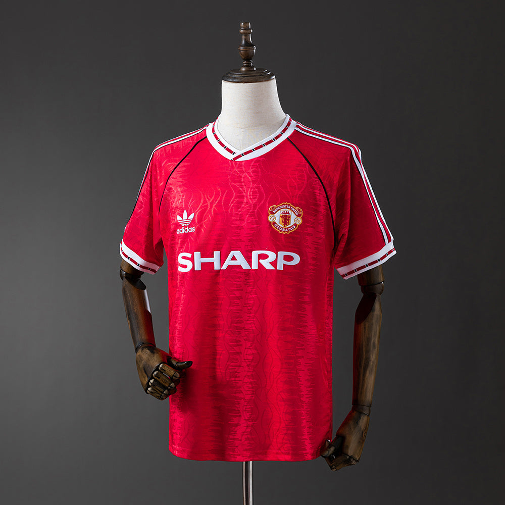 Camisola Manchester United Principal 90/92 Retro