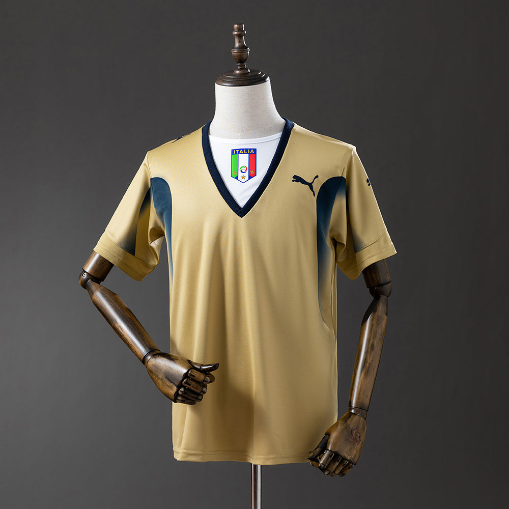 Camisola Itália Edição Especial Dourada 06/07 Retro