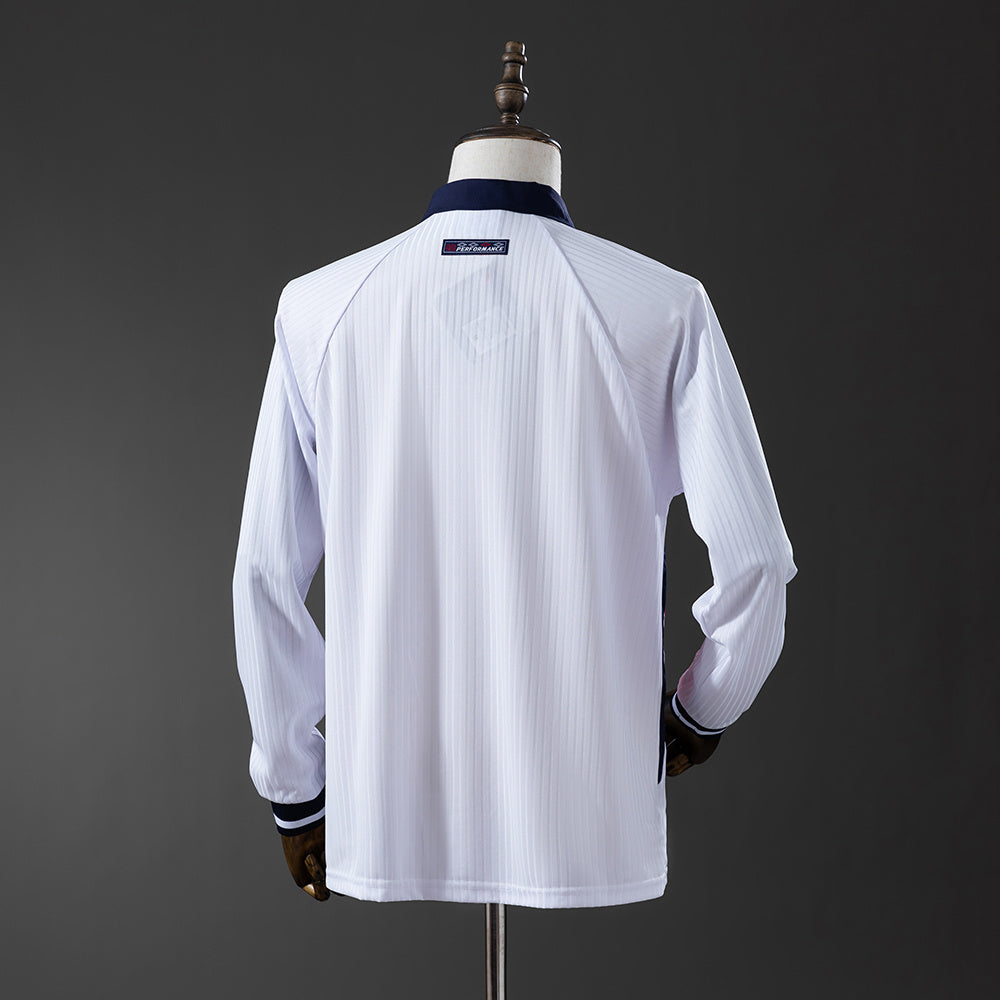Camisola Inglaterra Principal 98/99 Retro - Manga Comprida
