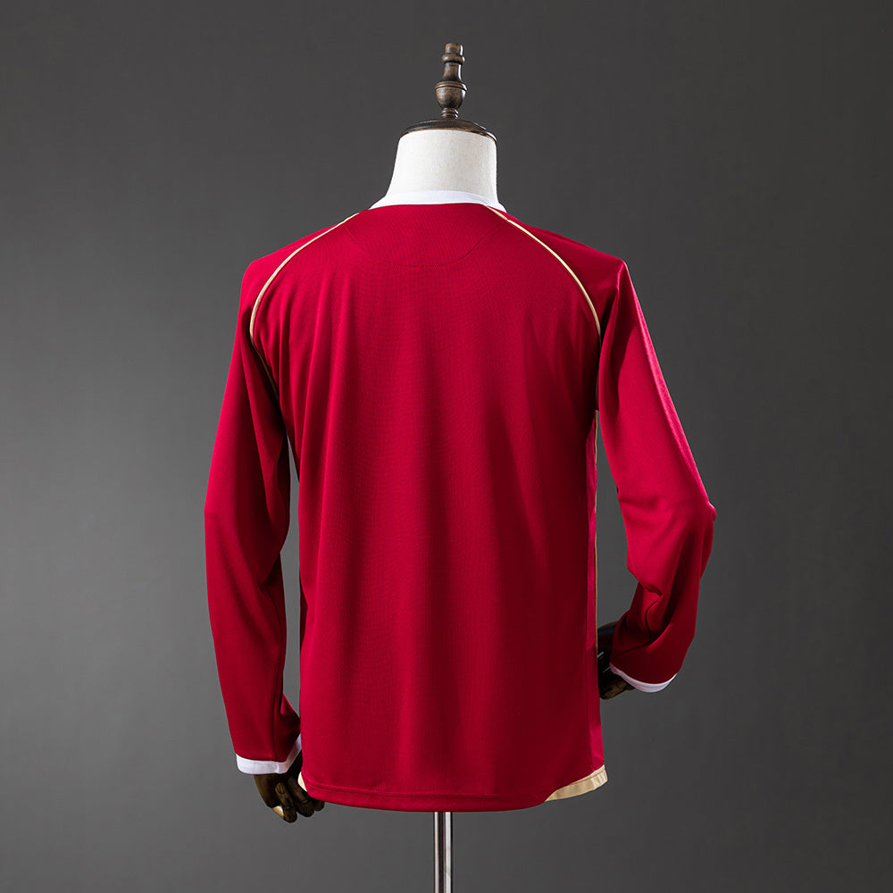 Camisola Manchester United Principal 06/07 Retro - Manga Comprida