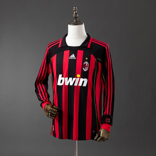 Camisola AC Milan Principal 06/07 Retro - Manga Comprida