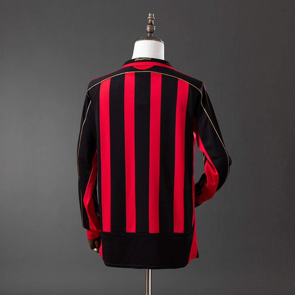Camisola AC Milan Principal 06/07 Retro - Manga Comprida