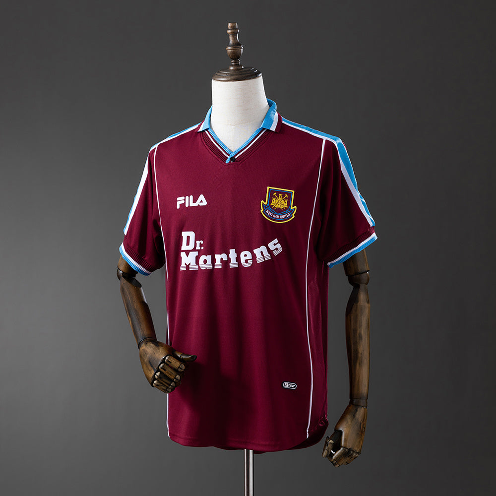 Camisola West Ham United Principal 99/01 Retro
