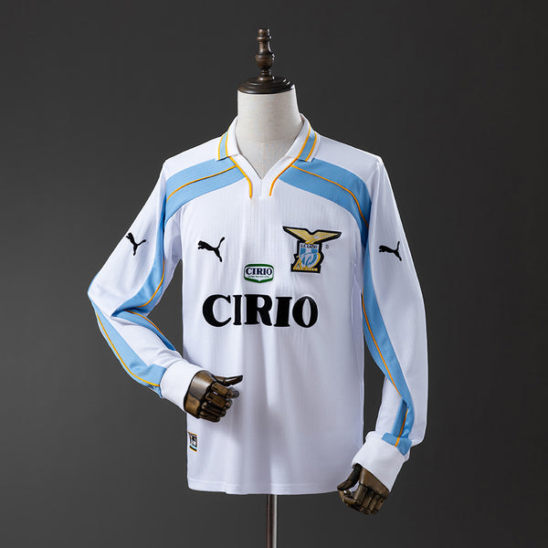Camisola Lazio Alternativa 00/01 Retro - Manga Comprida