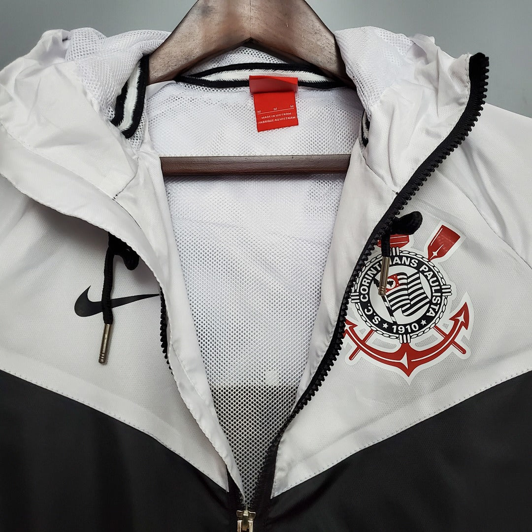 Corta-Vento Corinthians - Preto e Branco