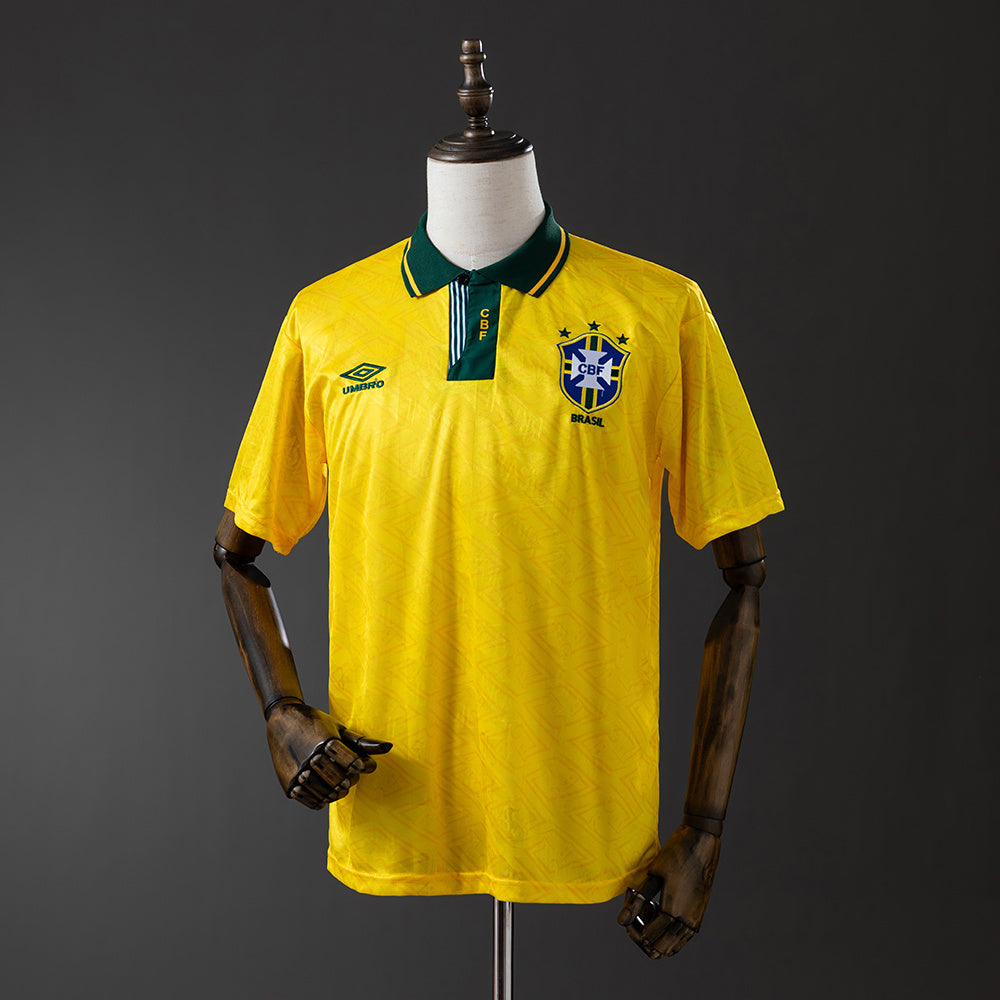 Camisola Brasil Principal 91/93 Retro