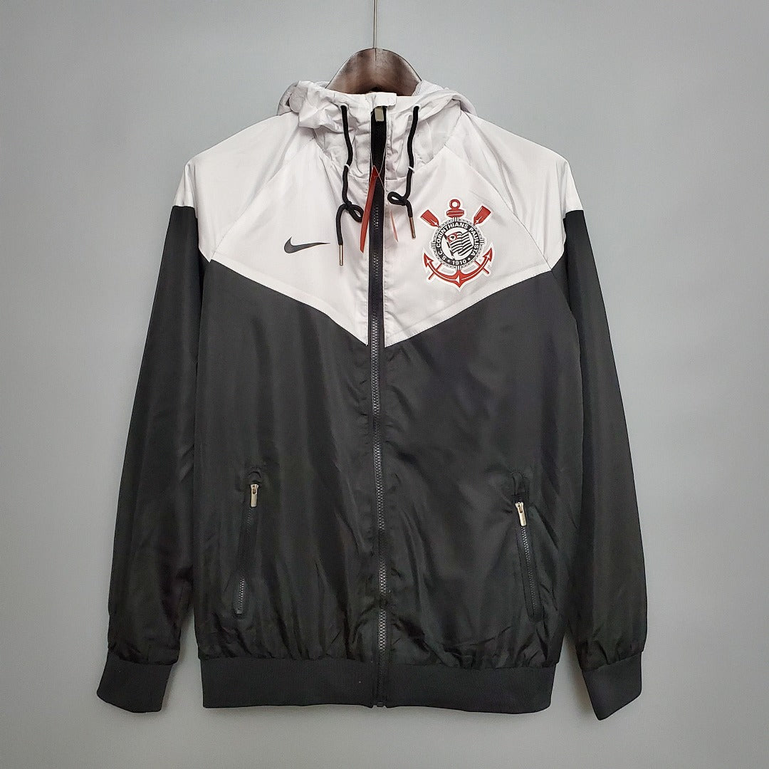 Corta-Vento Corinthians - Preto e Branco