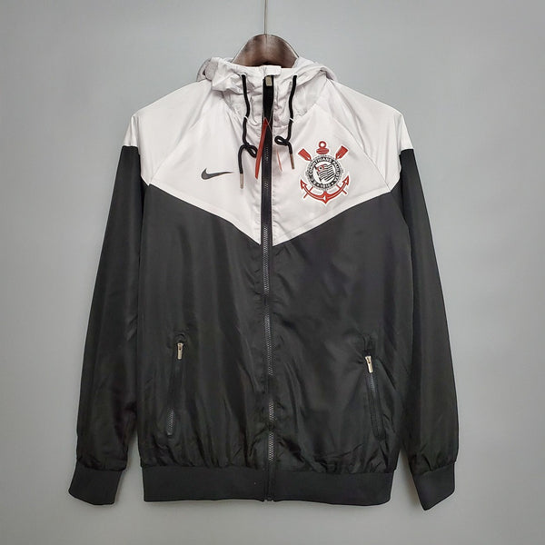 Corta-Vento Corinthians - Preto e Branco