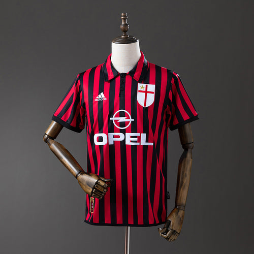Camisola AC Milan Principal 99/00 Retro