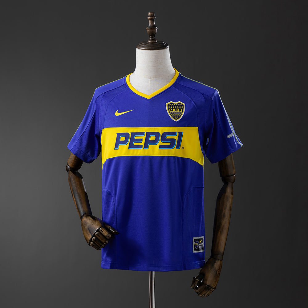 Camisola Boca Juniors Principal 03/04 Retro (Modelo 2)