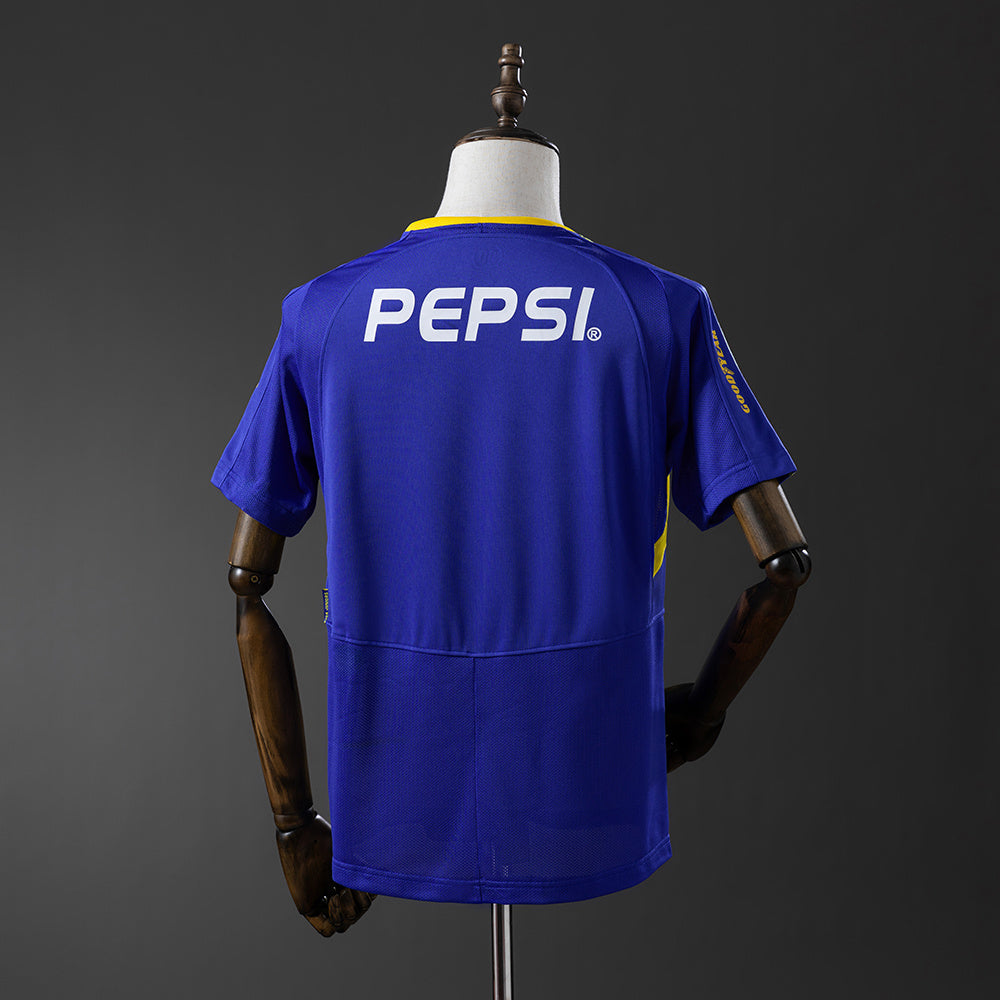 Camisola Boca Juniors Principal 03/04 Retro (Modelo 2)