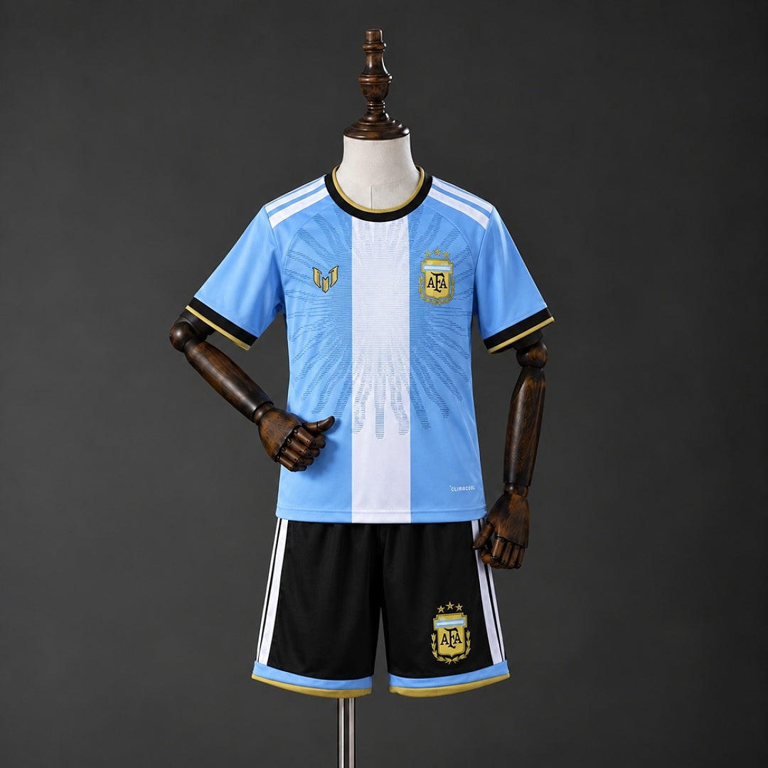 Kit Argentina Edição Especial Messi Criança 26/27