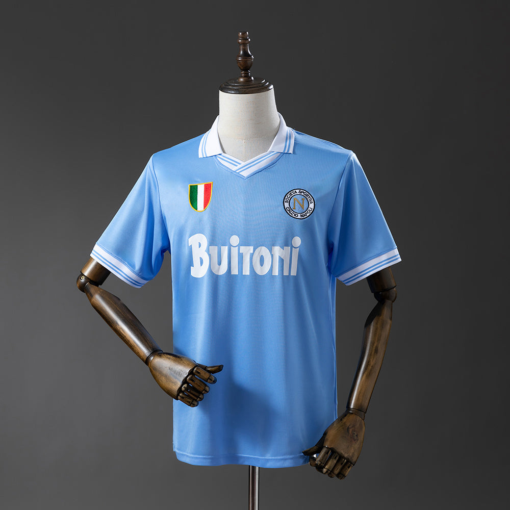 Camisola Nápoles Principal 86/87 Retro