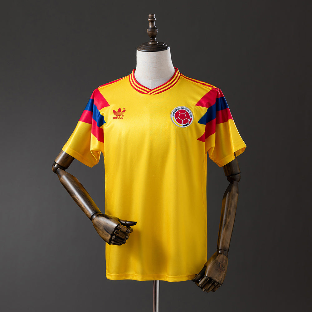 Camisola Colômbia Principal 90/91 Retro (Modelo 2)