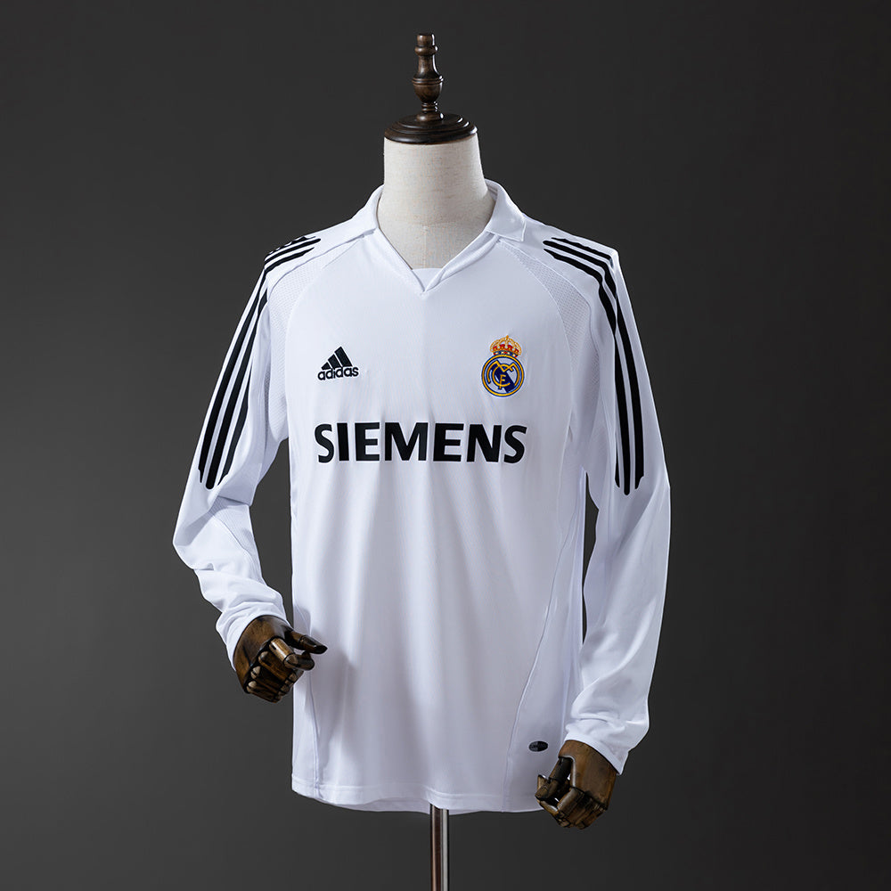 Camisola Real Madrid Principal 05/06 Retro - Manga Comprida