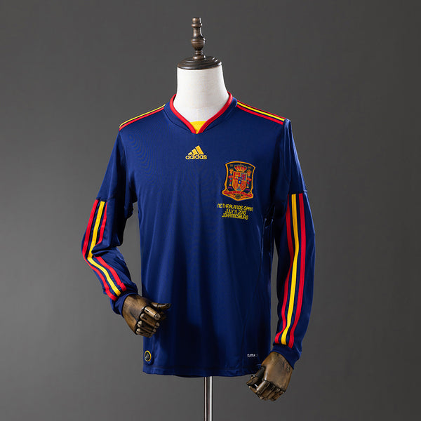Camisola Espanha Alternativa 10/11 Retro - Manga Comprida