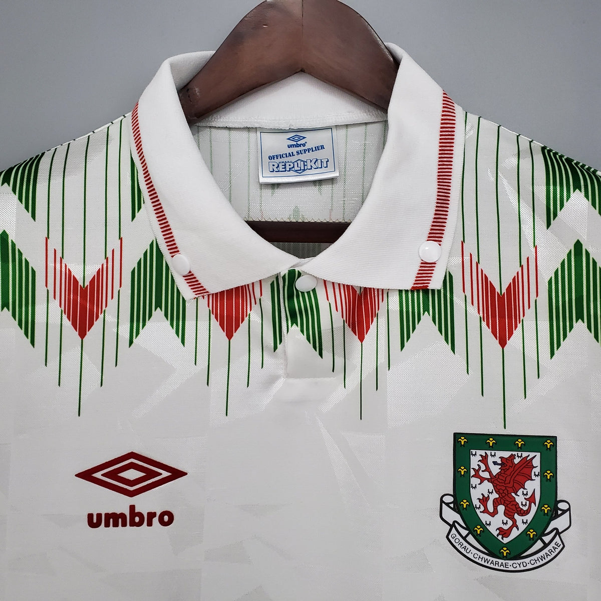 Camisola País de Gales Alternativa 90/92 Retro