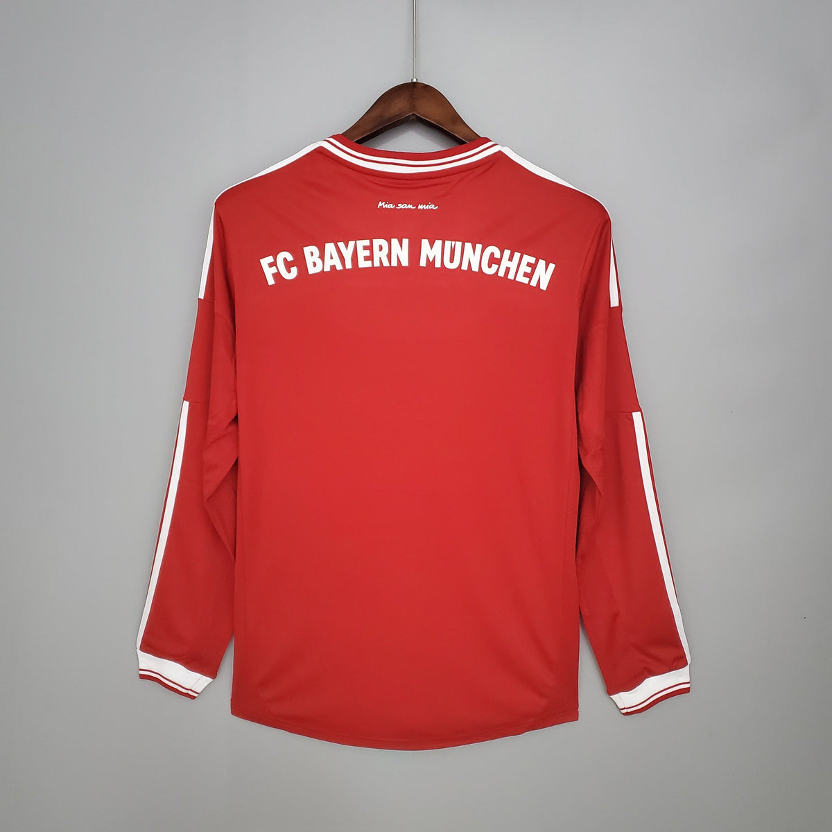 Camisola Bayern Munique Principal Edição Especial Liga dos Campeões 13/14 Retro - Manga Comprida