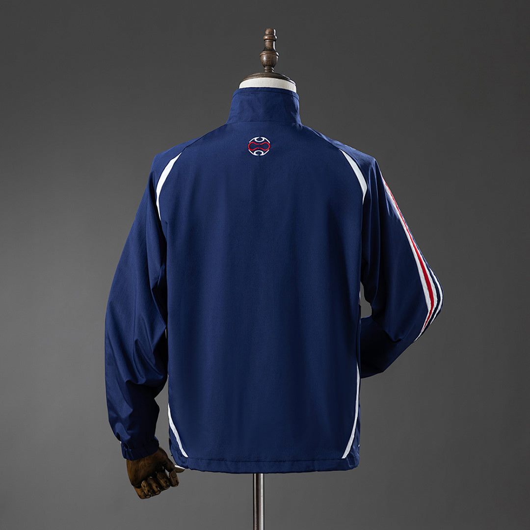 Corta-Vento França 05/06 Retro - Branco e Azul