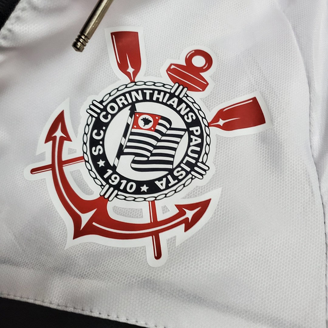 Corta-Vento Corinthians - Preto e Branco