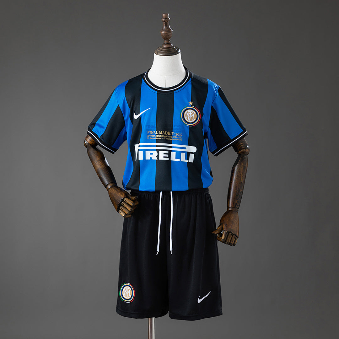 Kit Inter de Milão Principal Criança 09/10 (Champions)