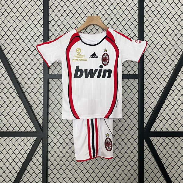 Kit AC Milan Alternativa Criança 06/07 (Champions)