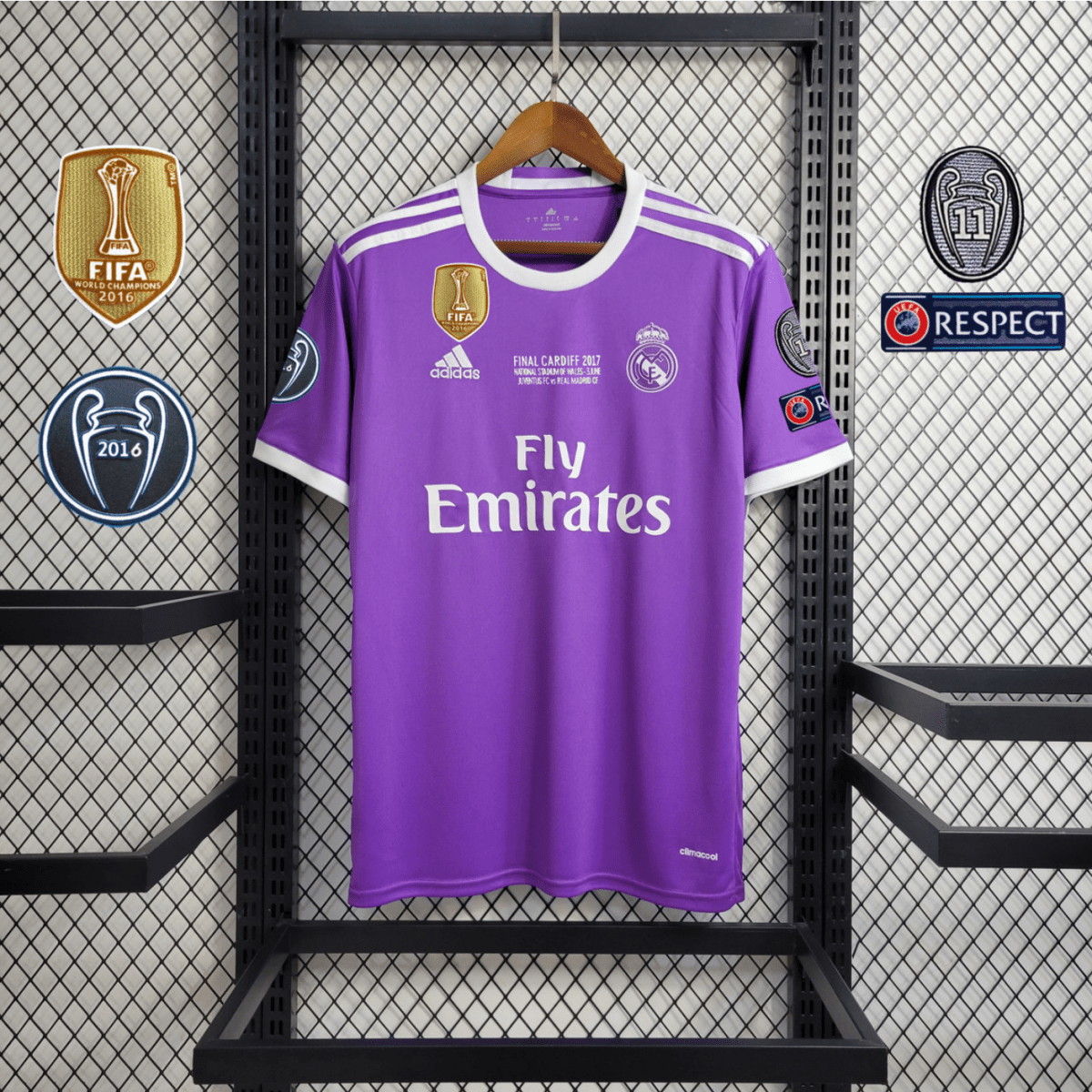 Camisola Real Madrid Alternativa 16/17 Retro