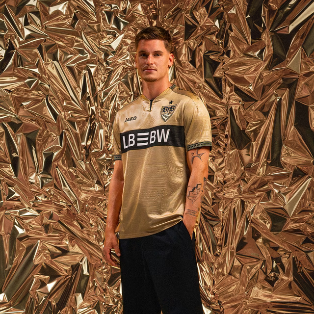 Camisola Stuttgart FC 26/27 Secundária Gold