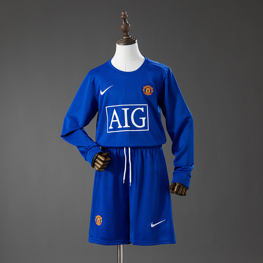 Kit Manchester United Terceira Criança 08/09 - Manga Comprida
