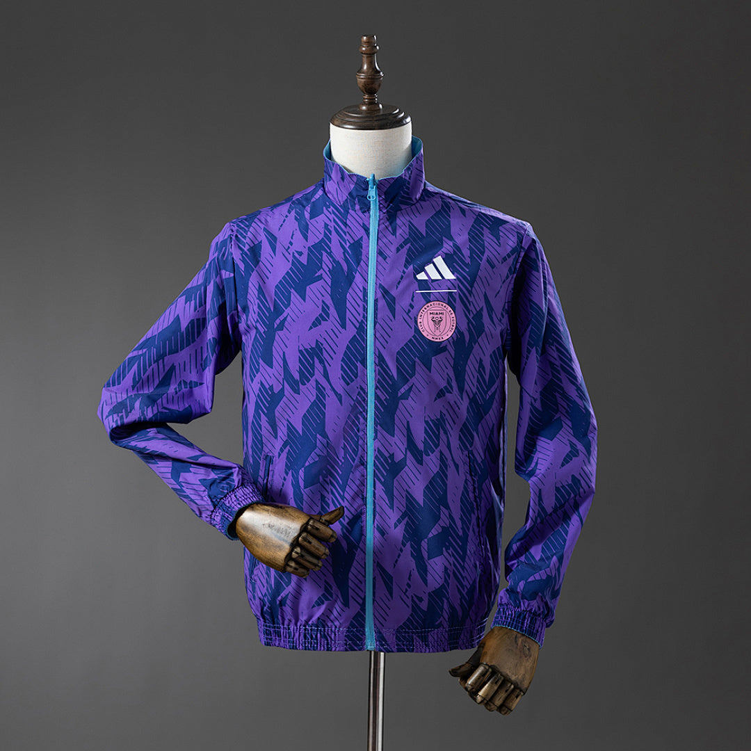 Corta-Vento Reversível Anthem Inter Miami - Azul e Roxo
