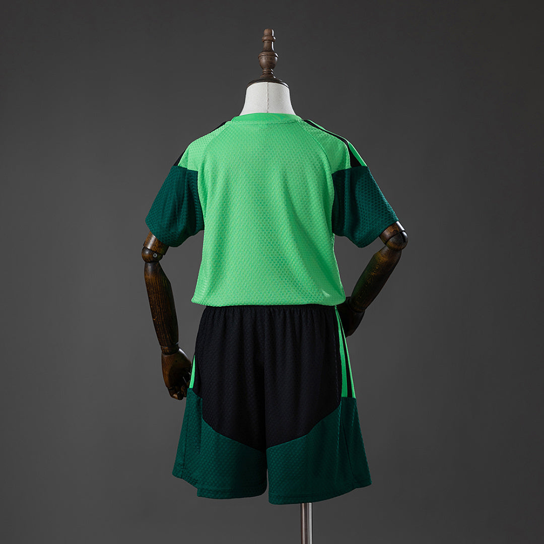 Kit México Treino Verde Criança 2026