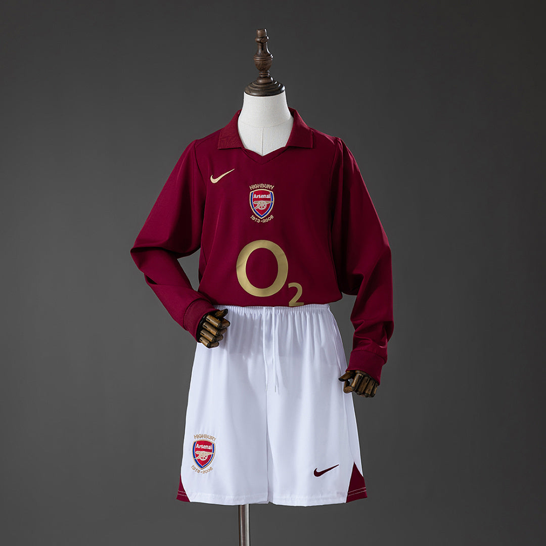 Kit Arsenal Principal Criança 05/06 - Manga Comprida