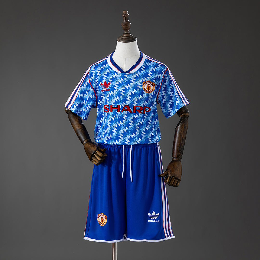 Kit Manchester United Alternativa Criança 90/92