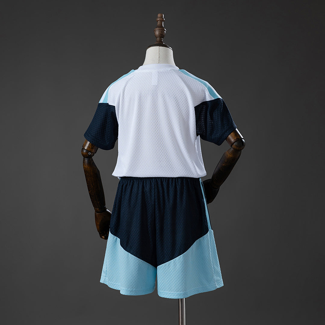 Kit Argentina Treino Azul-Royal Criança 2026