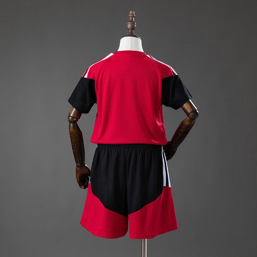 Kit Alemanha Treino Vermelho Criança 2026