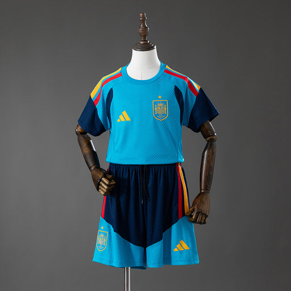 Kit Espanha Treino Azul Criança 2026