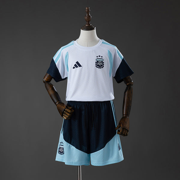 Kit Argentina Treino Azul-Royal Criança 2026