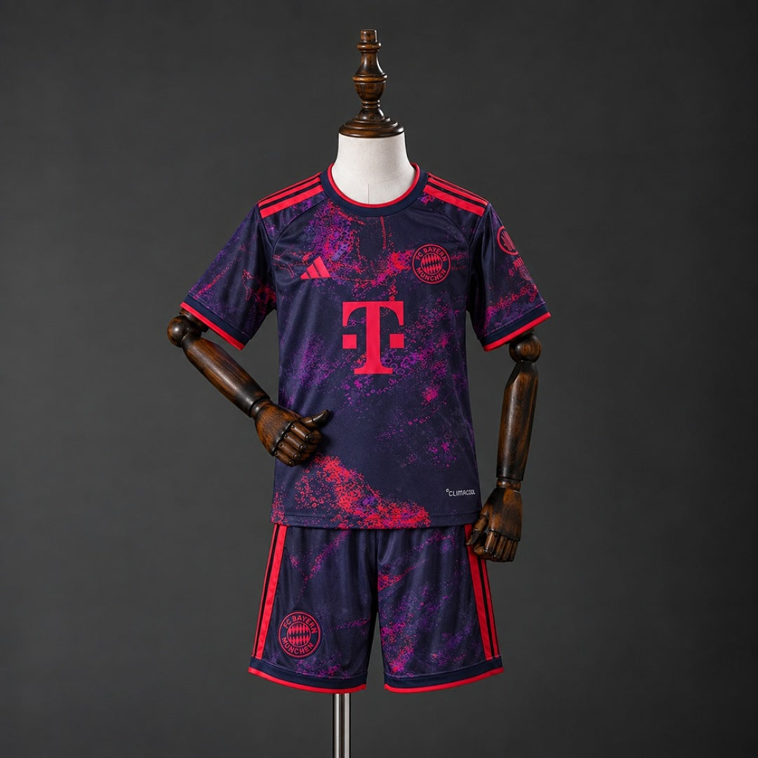 Kit Bayern Munique Terceira Criança 26/27