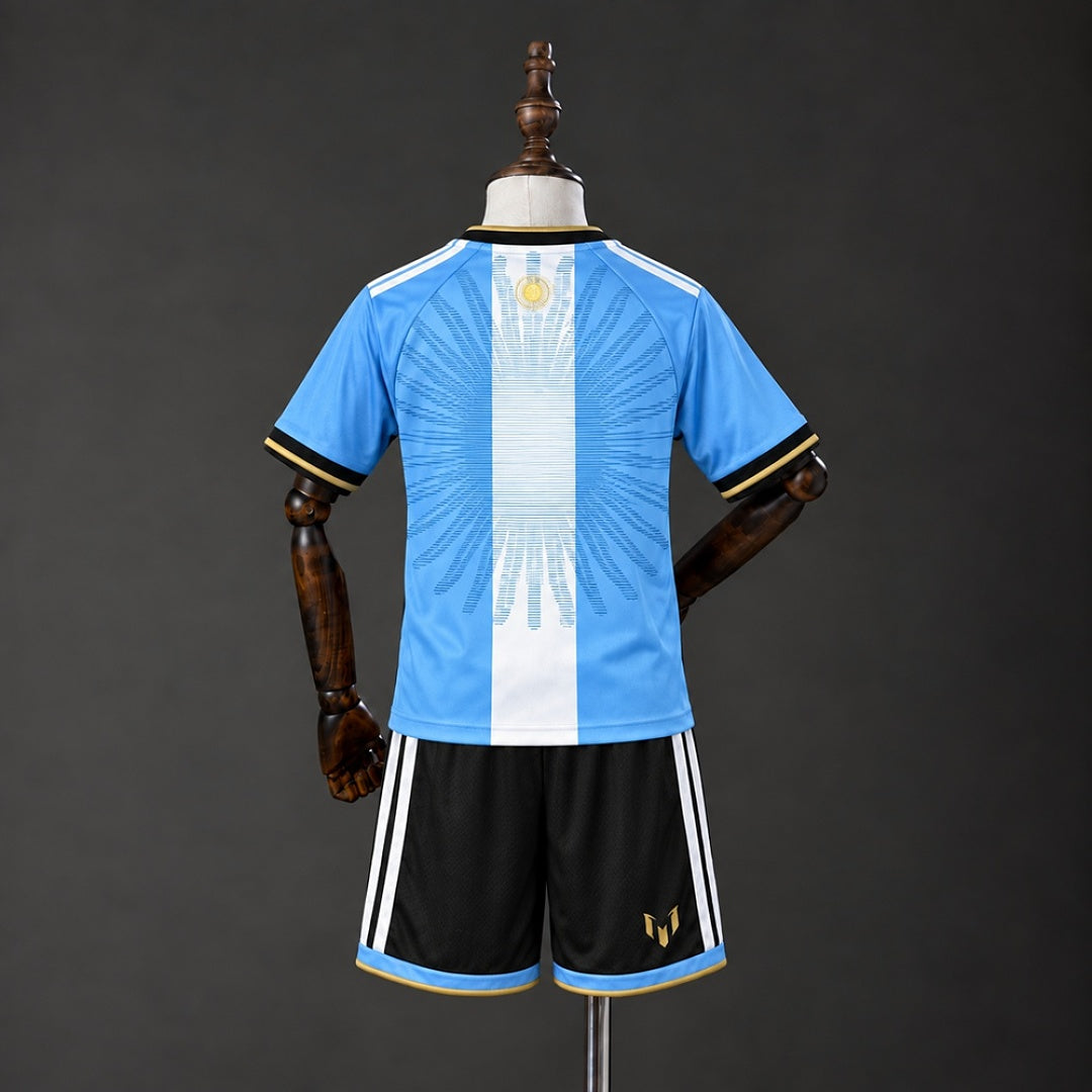 Kit Argentina Edição Especial Messi Criança 26/27