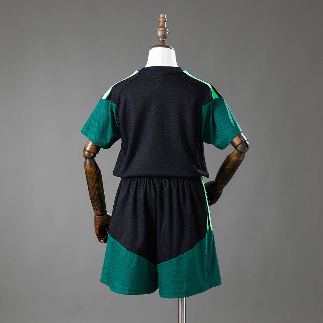 Kit México Treino Preto Criança 2026
