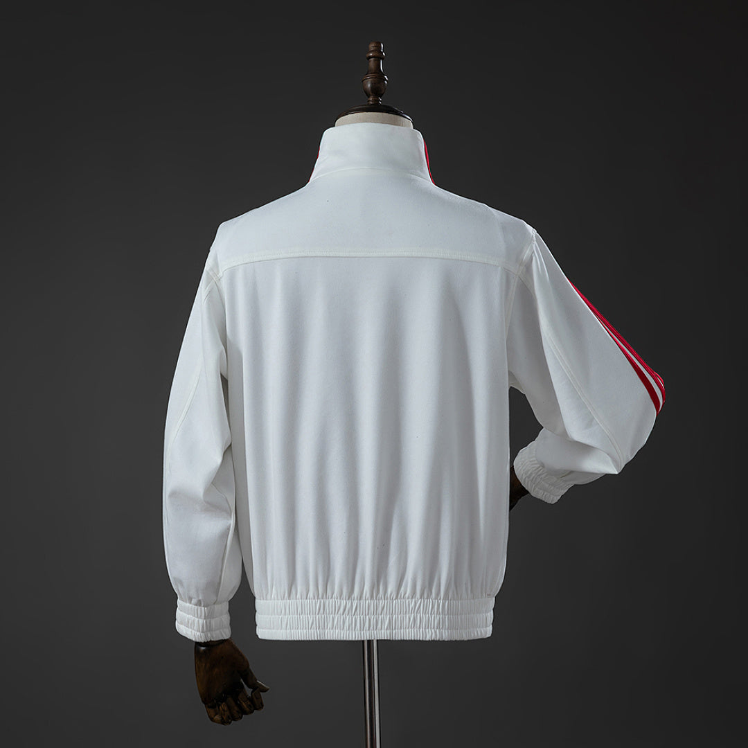 Casaco Estilo Tang Espanha Ano Novo Chinês - Branco