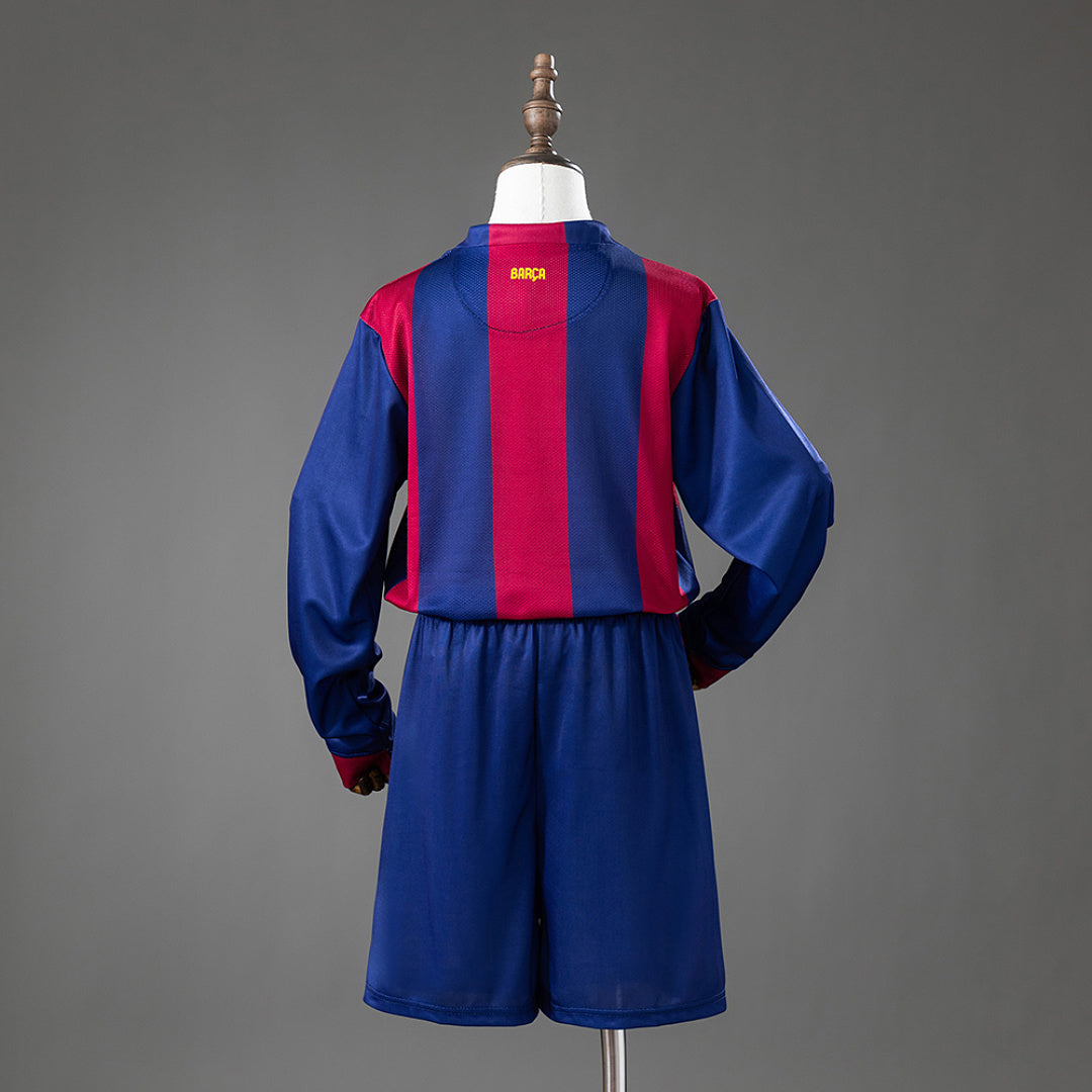 Kit Barcelona Principal Criança 14/15 - Manga Comprida